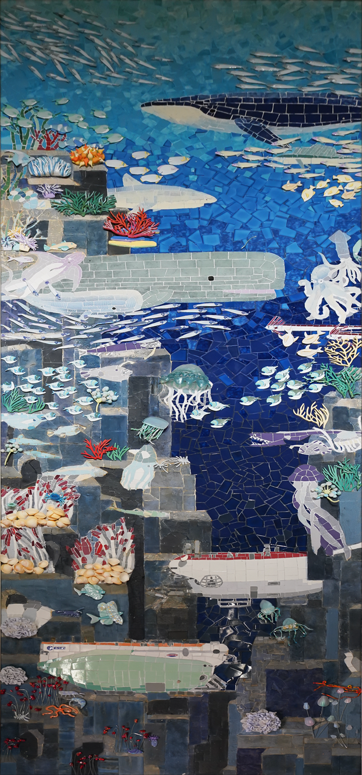 31.珠海市斗门区旭日陶瓷有限公司 白兔瓷砖《深海·寻》300cm×94cm陶瓷马赛克、综合材料2026年.png